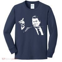 Ronald Reagan Flipping Kids Long Sleeve Shirt thumb 0