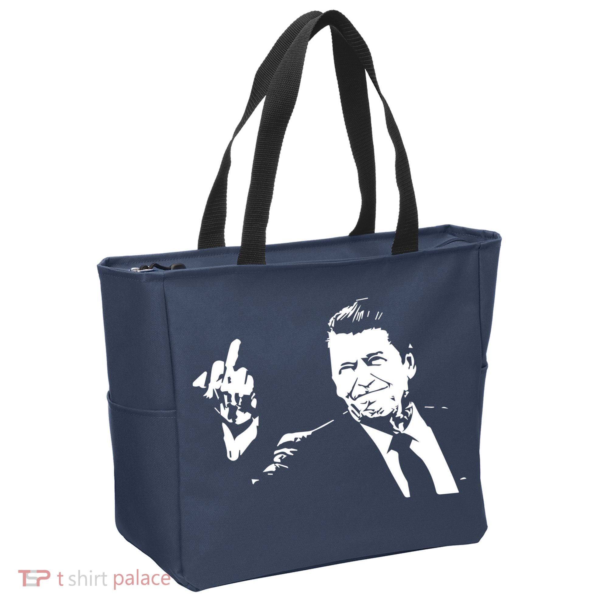 Ronald Reagan Flipping Tote Bag