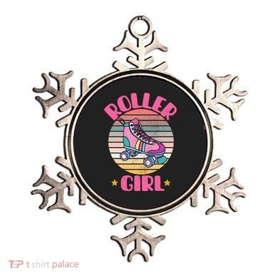 Retro Rollerskates Funny 80S Roller Disco Skating Girl Cool Ornament