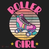 Retro Rollerskates Funny 80S Roller Disco Skating Girl Cool Hat thumb 2