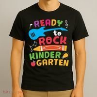 Ready Rock Funny First Day Of Kindergarten T-Shirt thumb 3