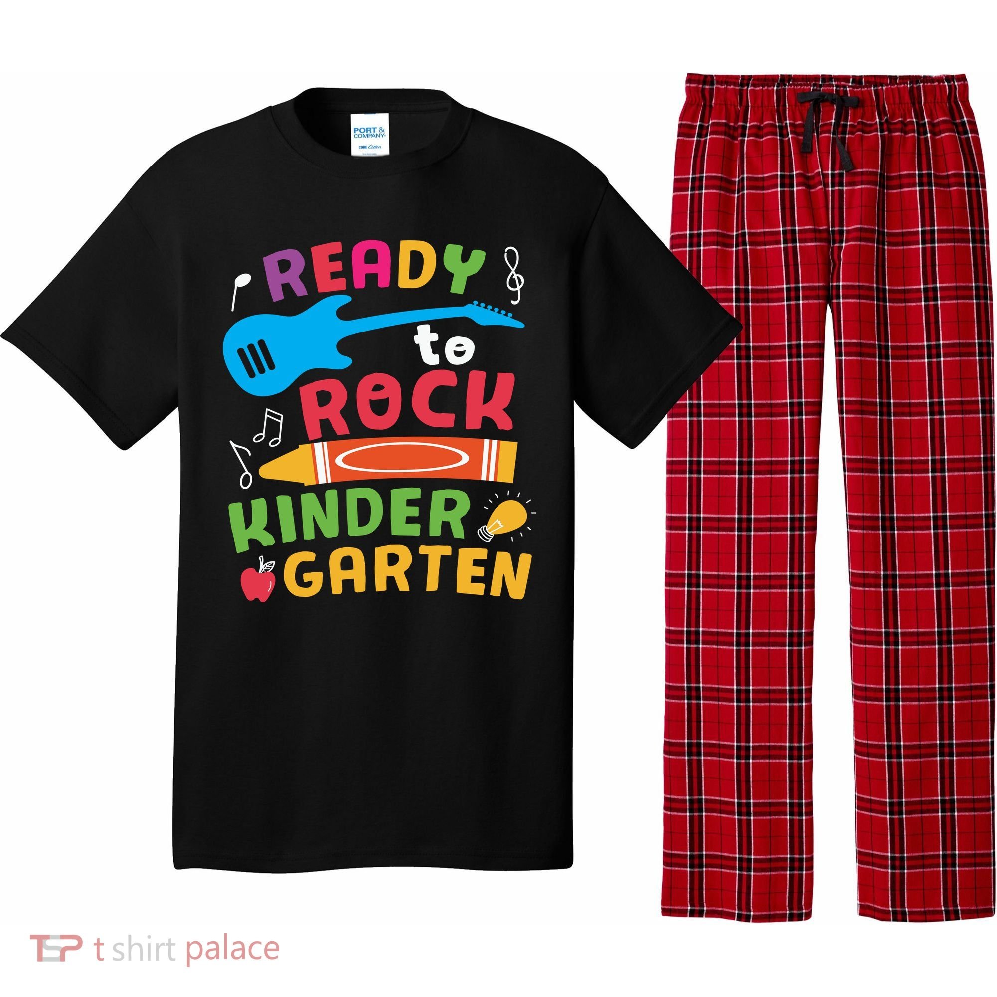 Ready Rock Funny First Day Of Kindergarten Pajama Set