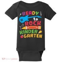 Ready Rock Funny First Day Of Kindergarten Baby Bodysuit thumb 0