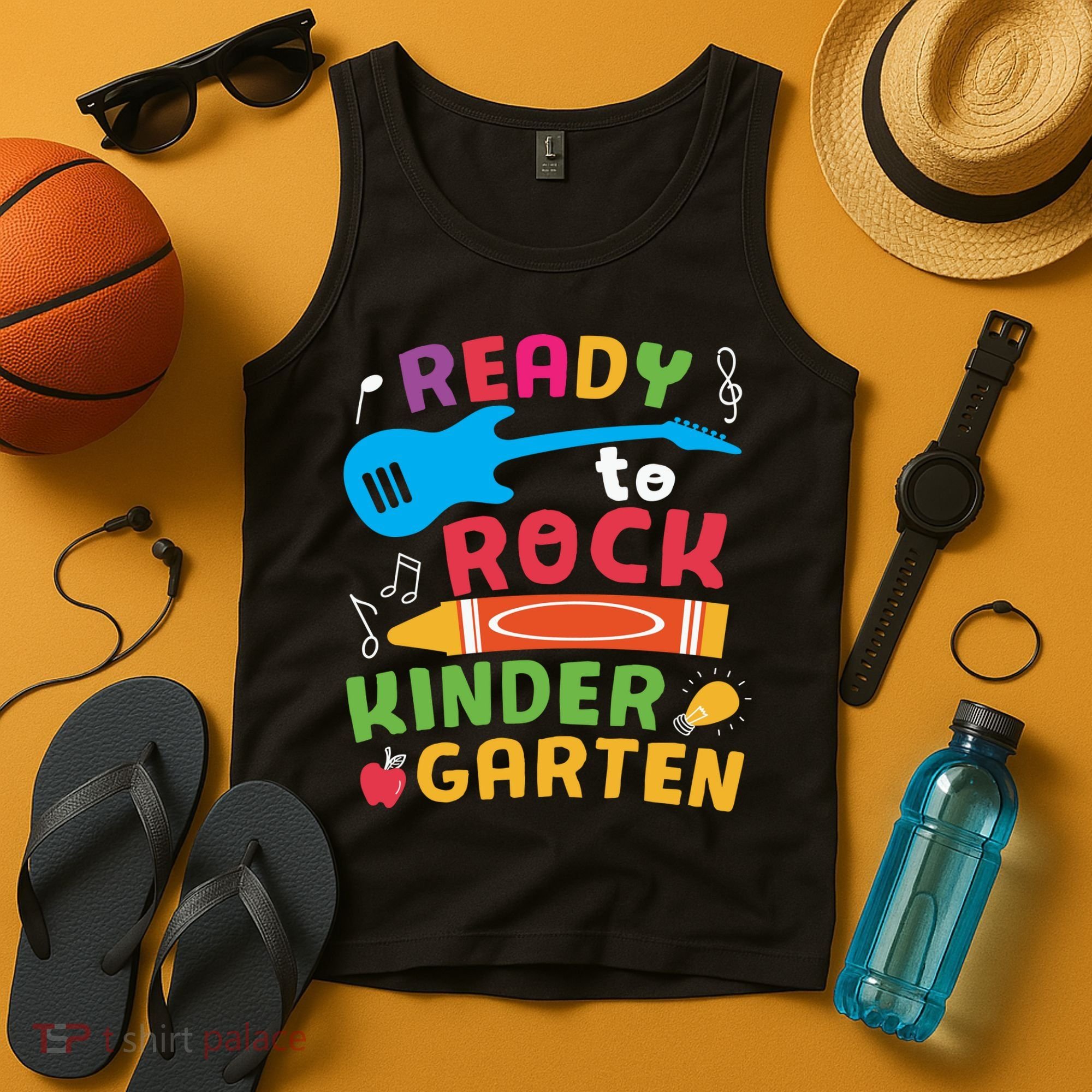 Ready Rock Funny First Day Of Kindergarten Tank Top