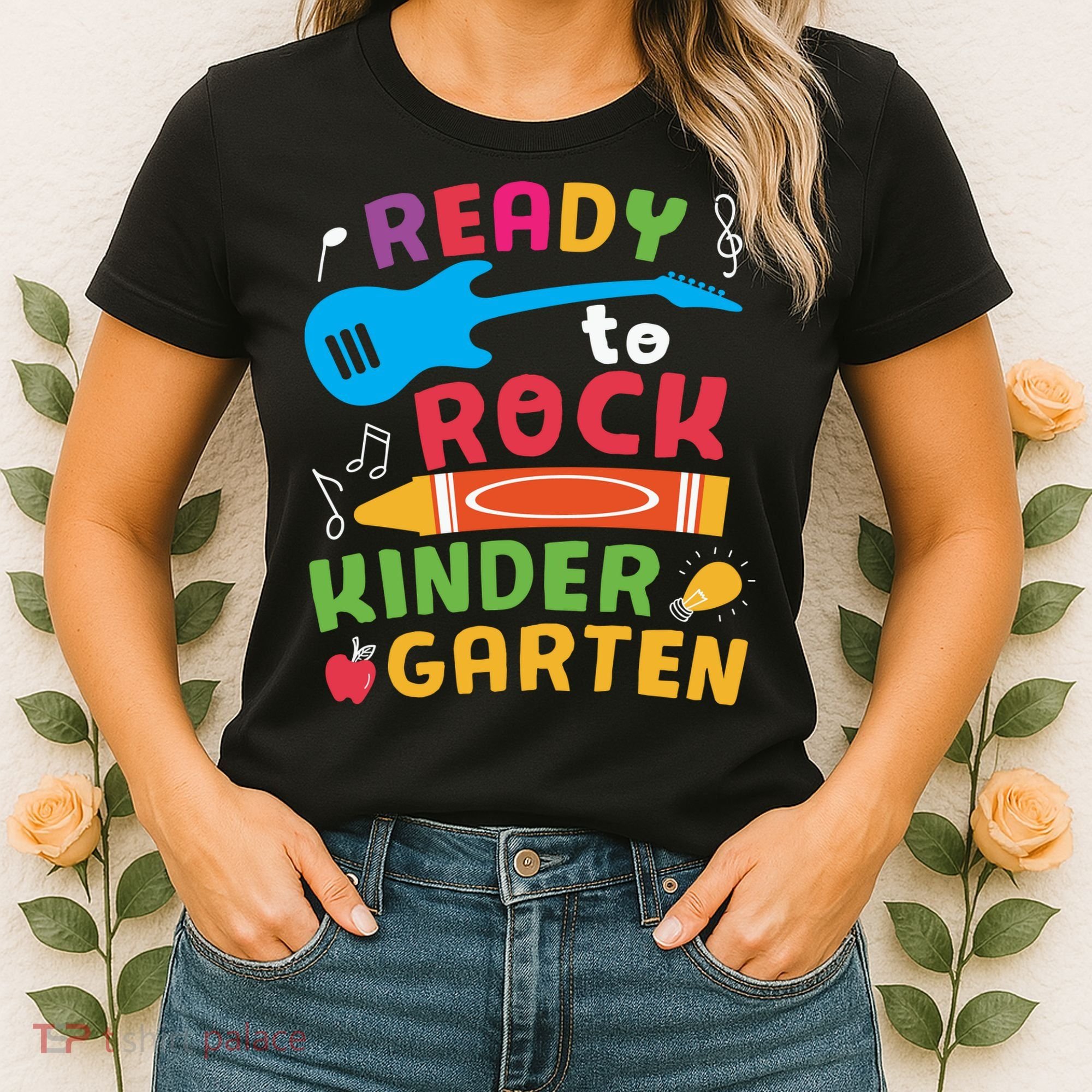 Ready Rock Funny First Day Of Kindergarten Women's T-Shirt