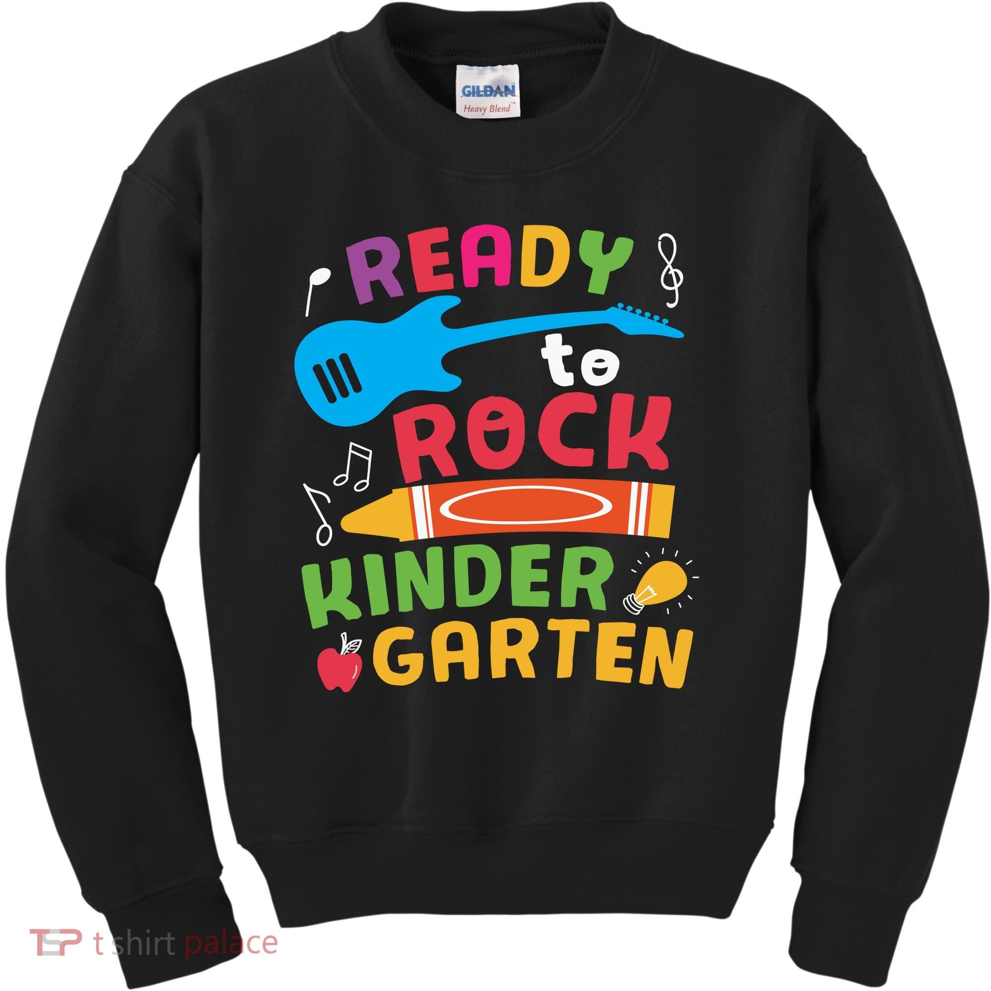 Ready Rock Funny First Day Of Kindergarten Kids Sweatshirt