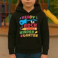 Ready Rock Funny First Day Of Kindergarten Kids Hoodie thumb 3