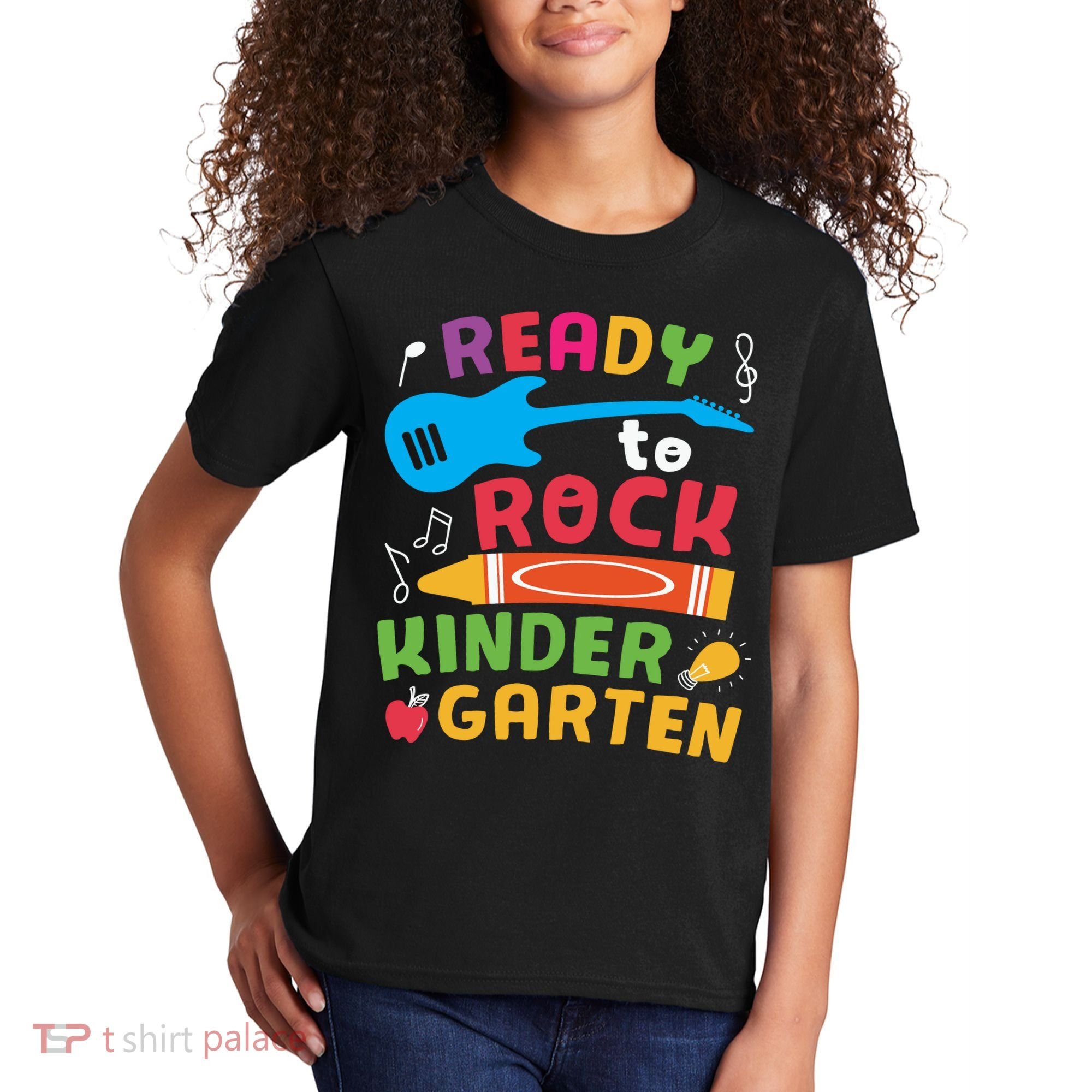 Ready Rock Funny First Day Of Kindergarten Kids T-Shirt