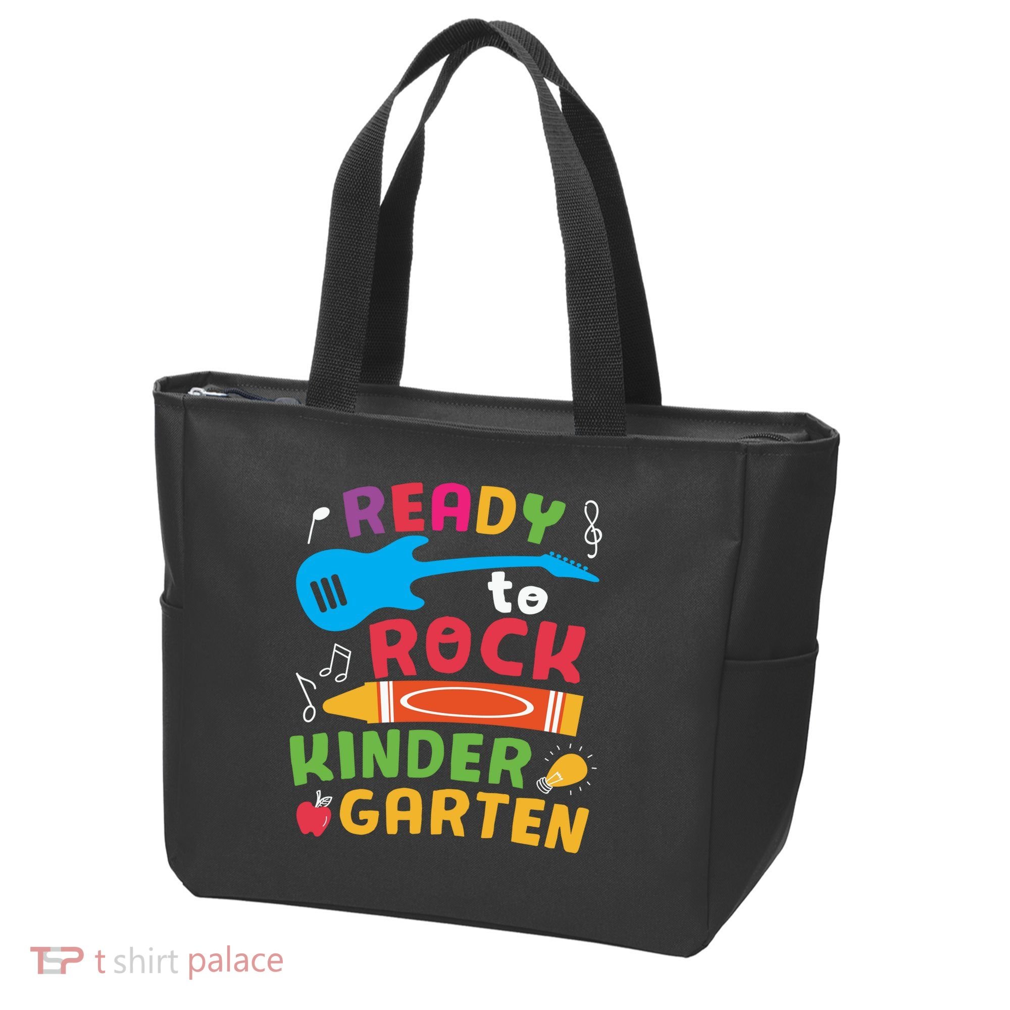 Ready Rock Funny First Day Of Kindergarten Tote Bag