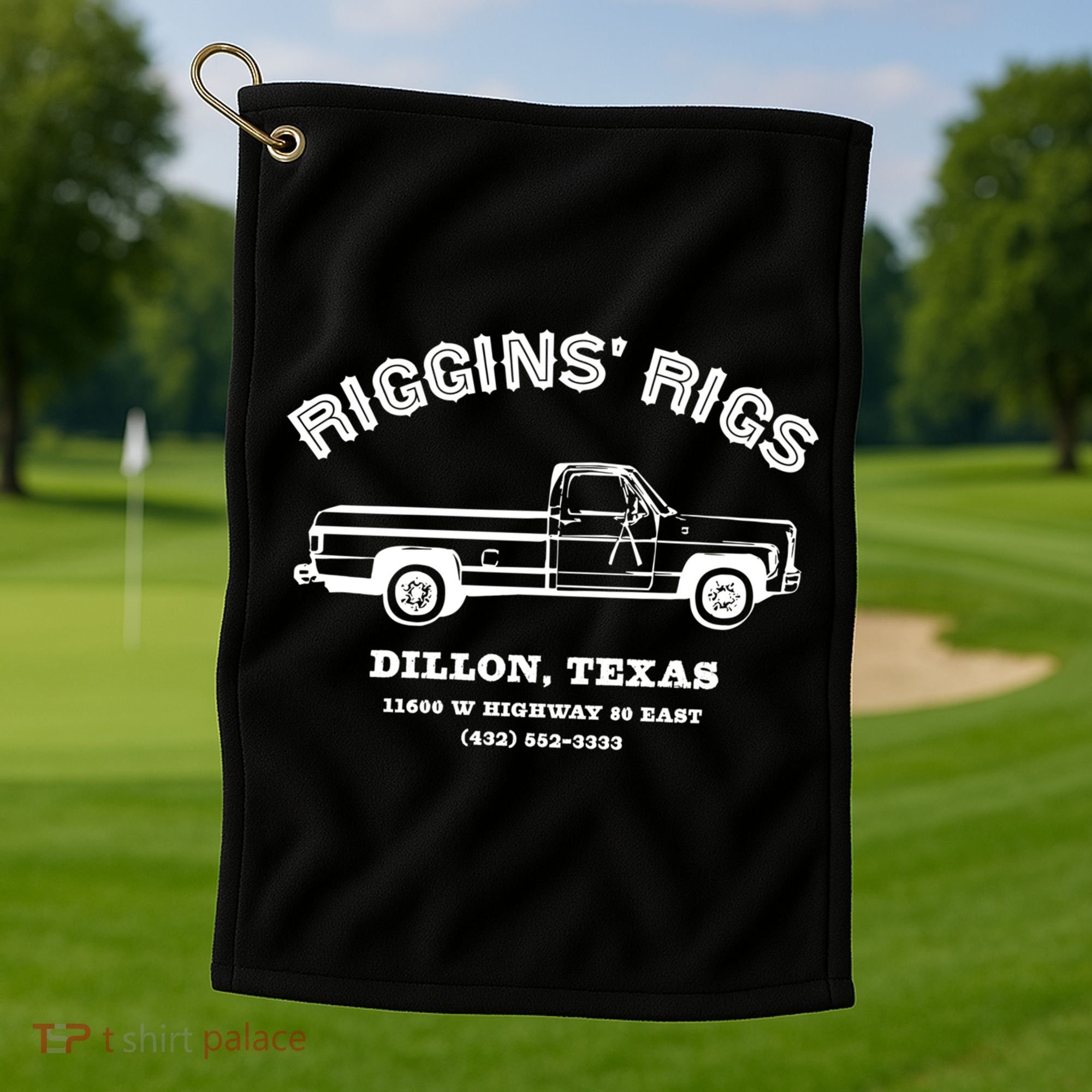 Riggins Rigs Football Player Fan Meaningful Gift Golf Towel