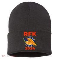 RFK Robert F Kennedy Jr For President 2024 Sustainable Knit Beanie thumb 0