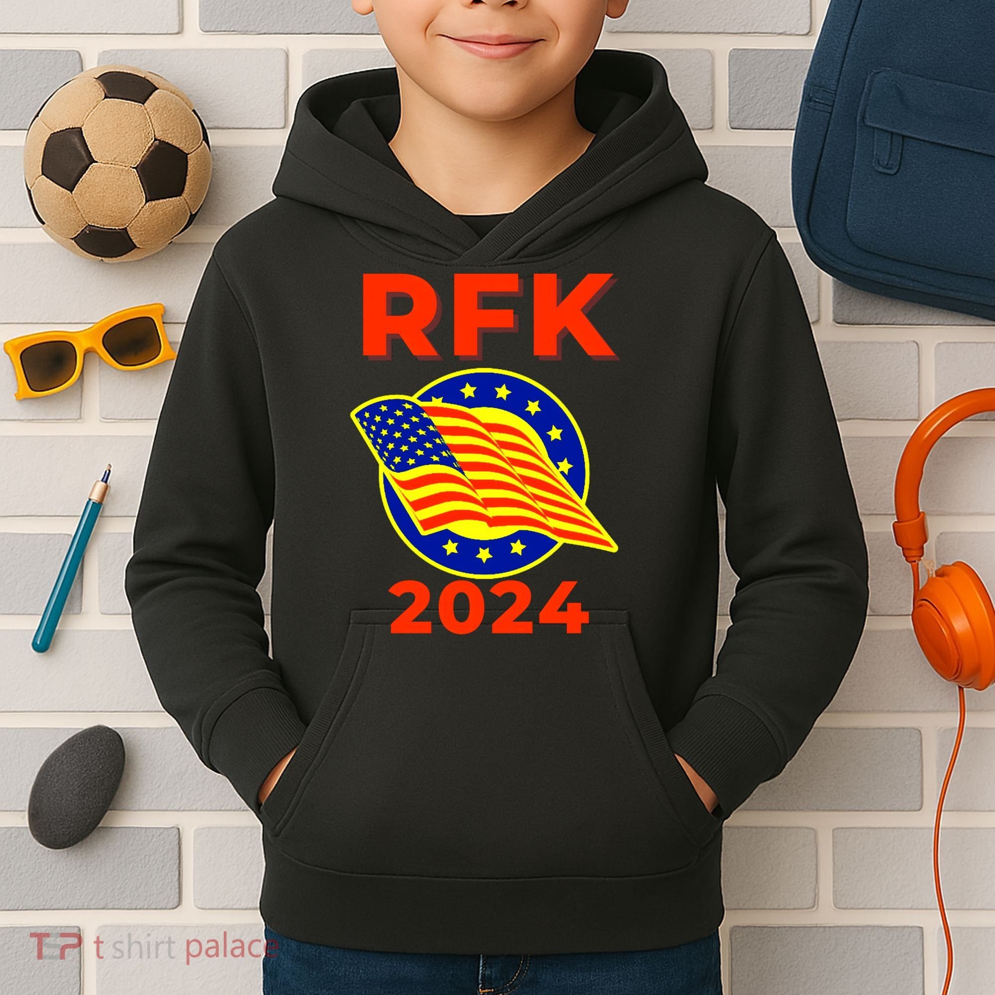 RFK Robert F Kennedy Jr For President 2024 Kids Hoodie