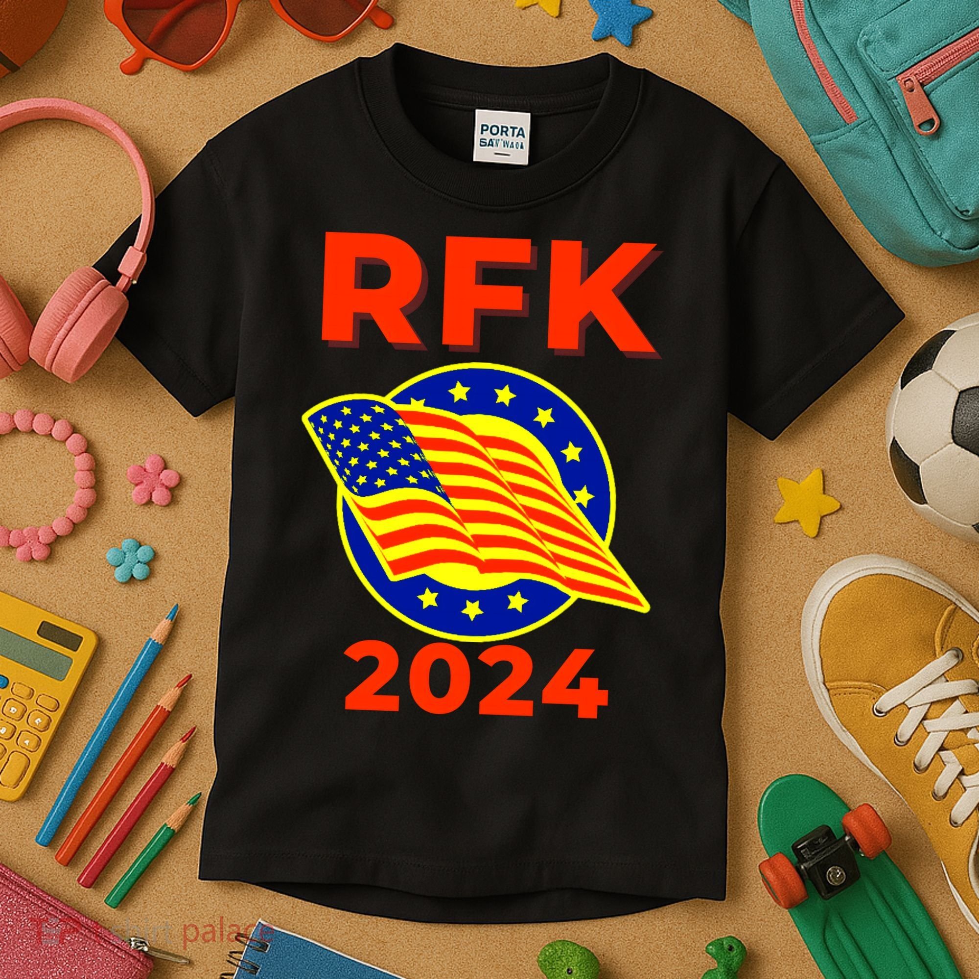 RFK Robert F Kennedy Jr For President 2024 Kids T-Shirt