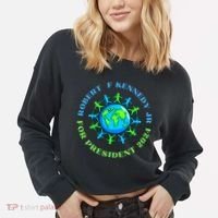 RFK Robert F Kennedy Jr For President 2024 Cropped Pullover Crew thumb 2