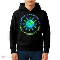 RFK Robert F Kennedy Jr For President 2024 Kids Hoodie thumb 4
