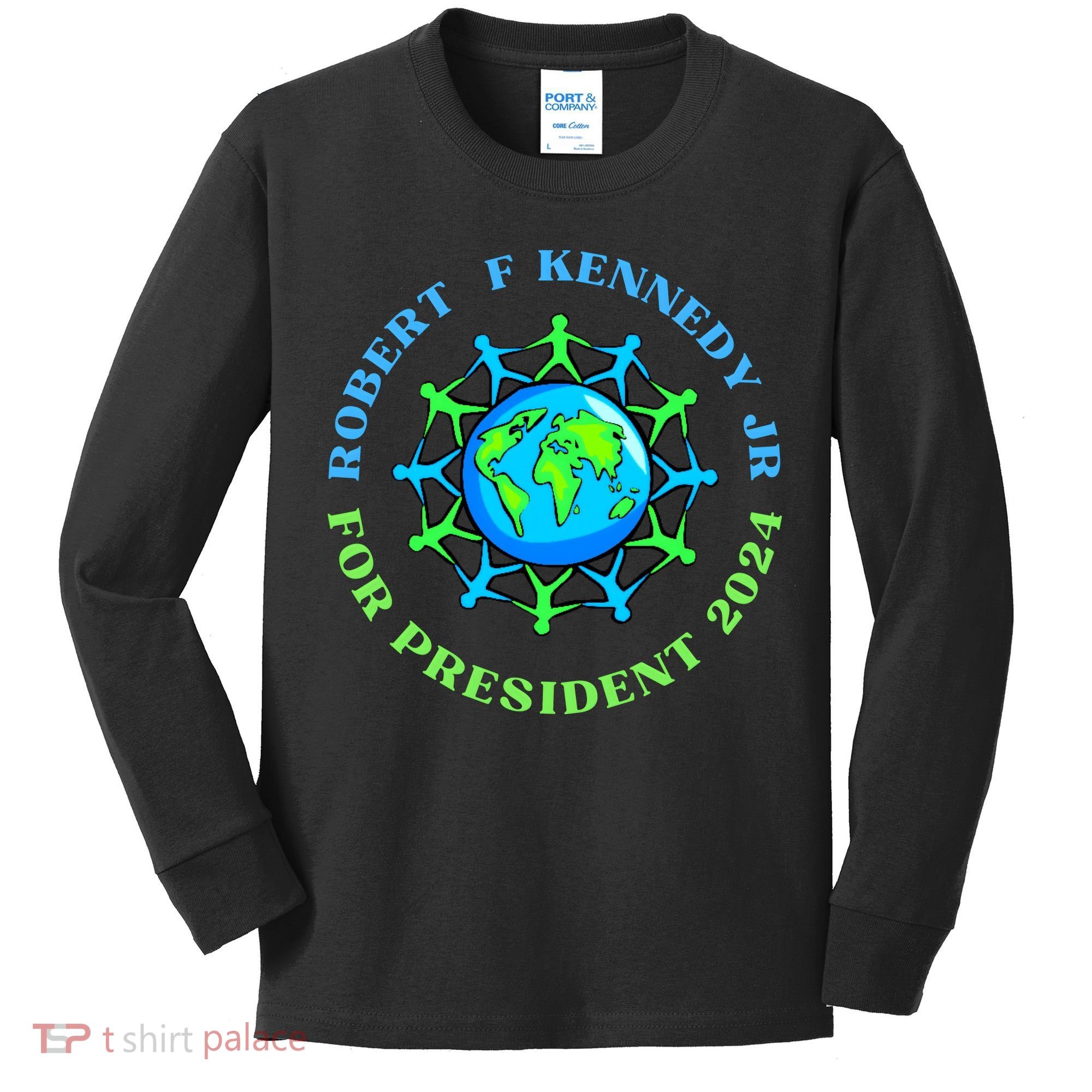 RFK Robert F Kennedy Jr For President 2024 Kids Long Sleeve Shirt