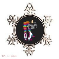 Retro Rollerskates Funny 80's Roller Disco Skating Girl Gift Ornament thumb 0