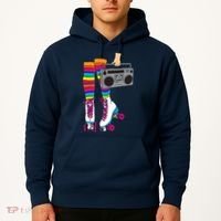 Retro Rollerskates Funny 80's Roller Disco Skating Girl Gift Hoodie thumb 2