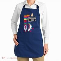 Retro Rollerskates Funny 80's Roller Disco Skating Girl Gift Apron thumb 2