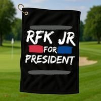 RFK Robert F Kennedy Jr For President 2024 Golf Towel thumb 1