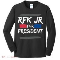 RFK Robert F Kennedy Jr For President 2024 Kids Long Sleeve Shirt thumb 0