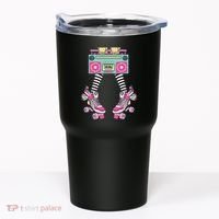 Retro Rollerskates Funny 80S Roller Disco Skating Girl Tumbler thumb 0