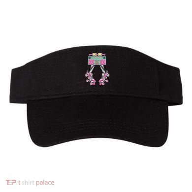 Retro Rollerskates Funny 80S Roller Disco Skating Girl Visor