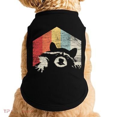 Retro Raccoon Gift Doggie Tank
