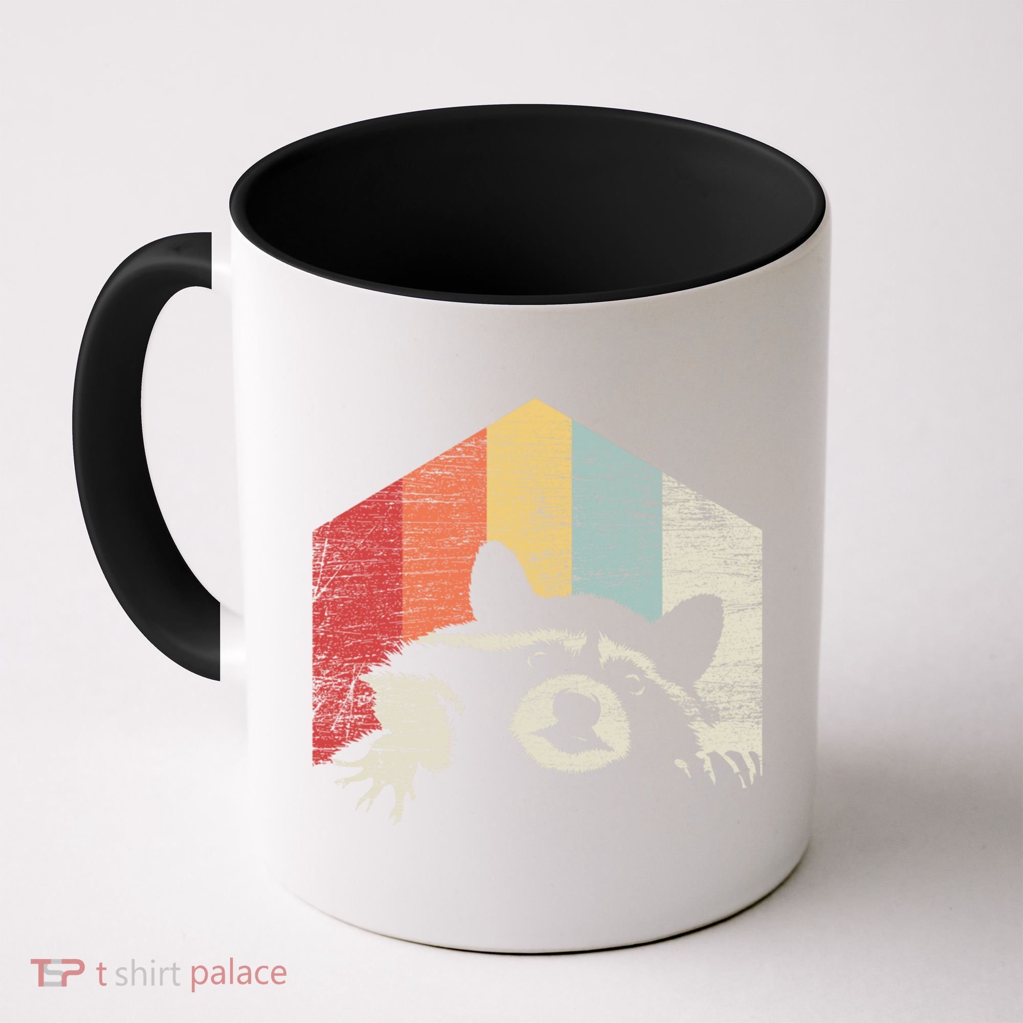 Retro Raccoon Gift Coffee Mug