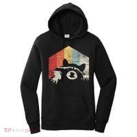Retro Raccoon Gift Women's Hoodie thumb 0
