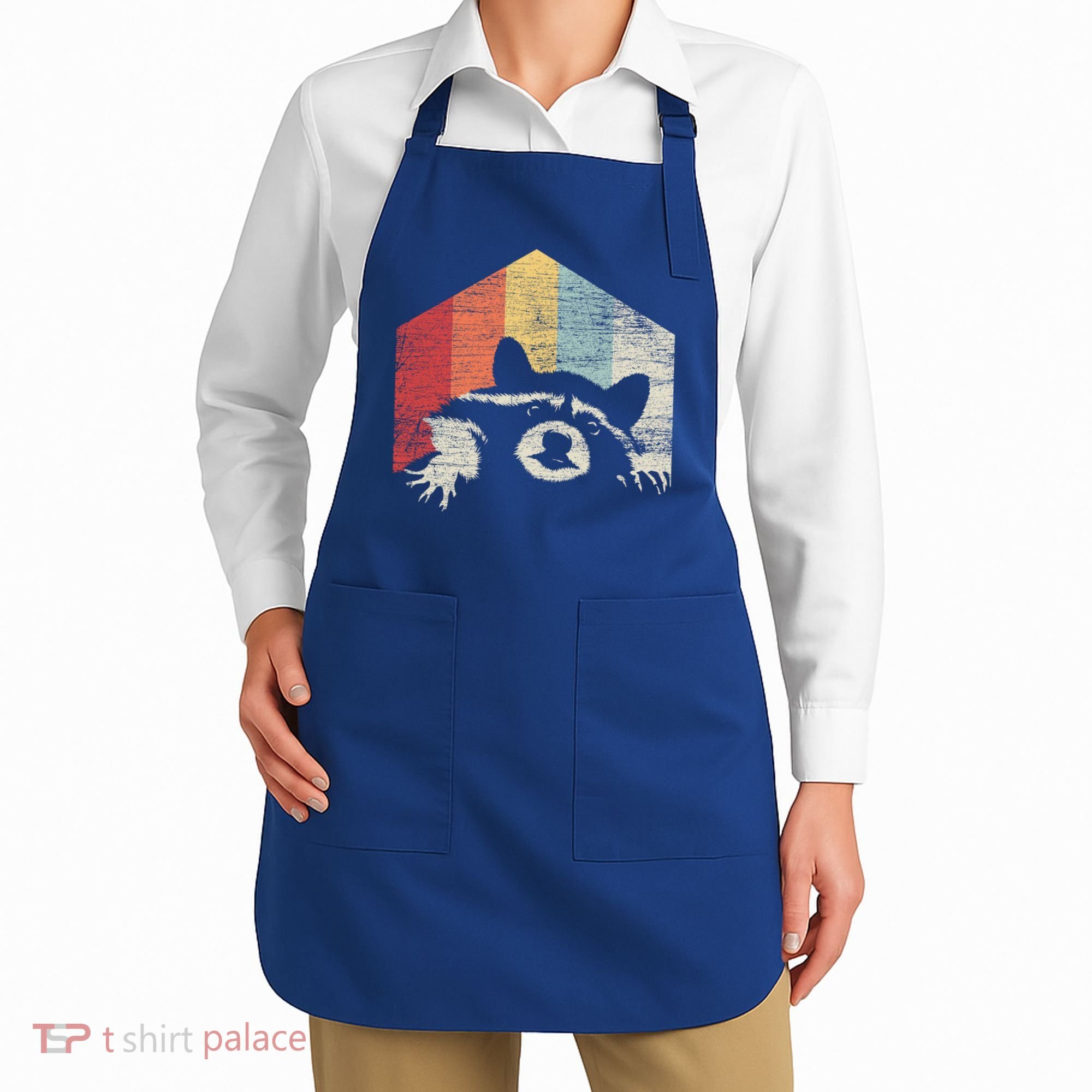 Retro Raccoon Gift Apron