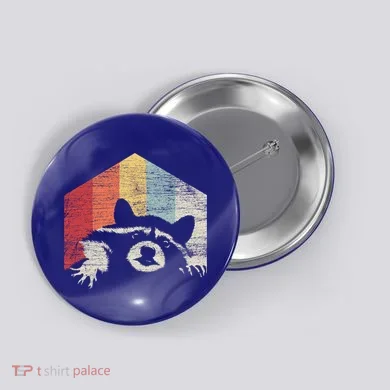 Retro Raccoon Gift Button