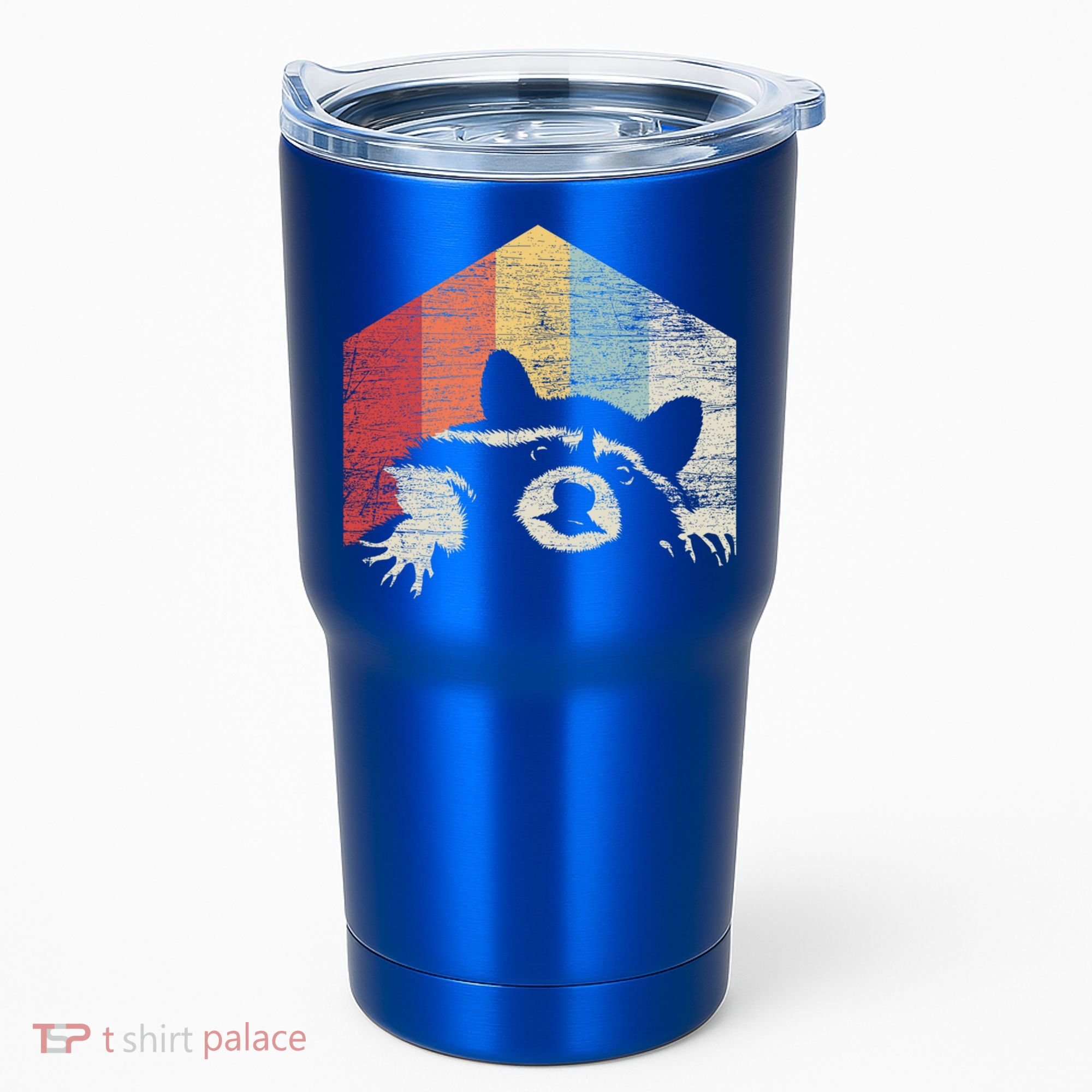 Retro Raccoon Gift Tumbler