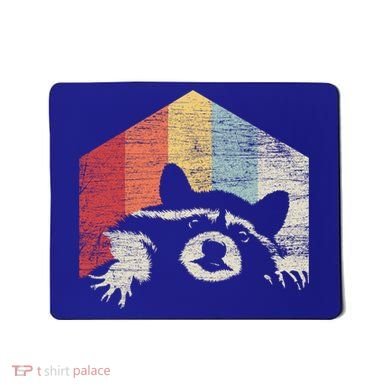 Retro Raccoon Gift Mousepad