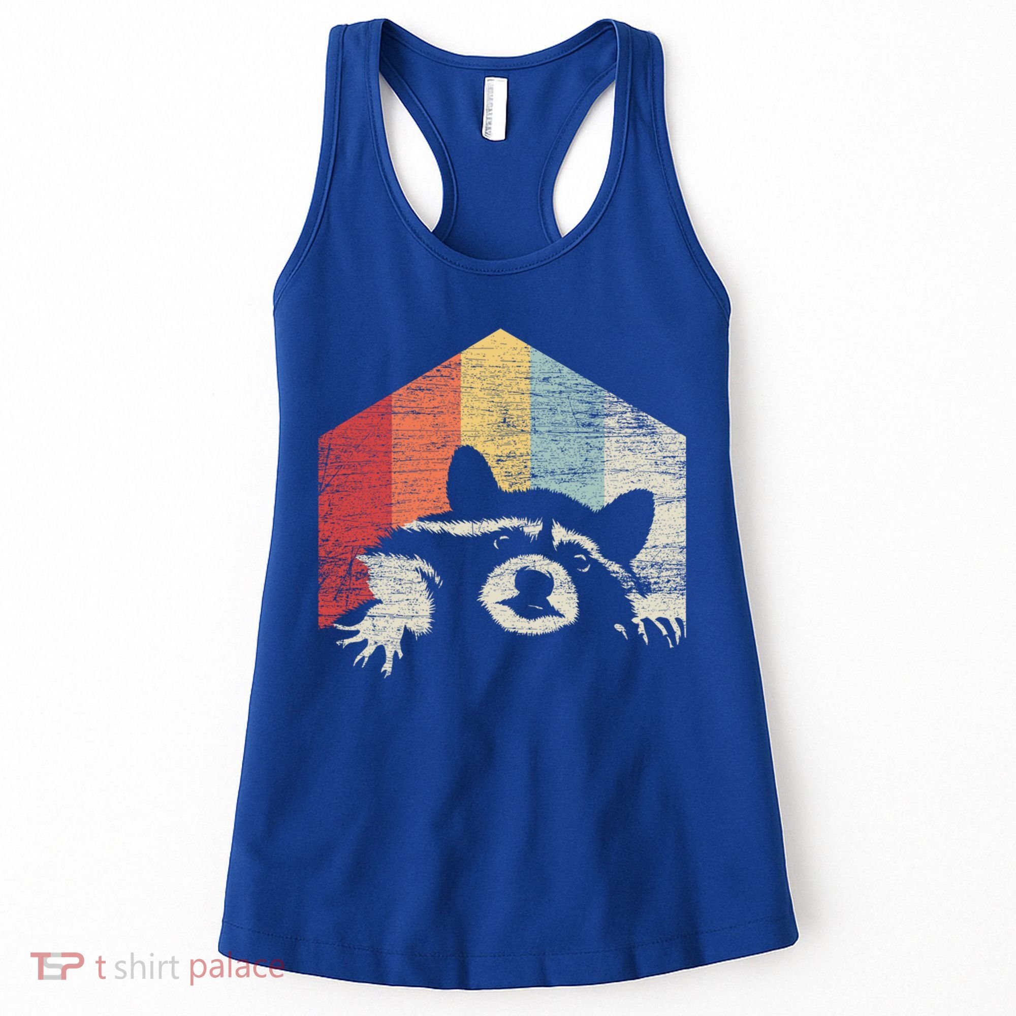 Retro Raccoon Gift Women's Tank Top