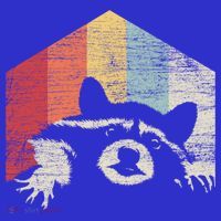 Retro Raccoon Gift Women's Tank Top thumb 5