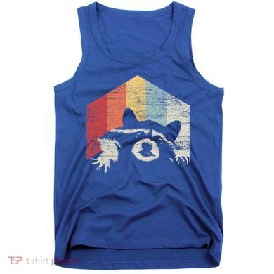 Retro Raccoon Gift Tank Top