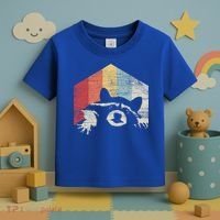 Retro Raccoon Gift Toddler T-Shirt thumb 3