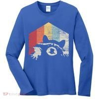 Retro Raccoon Gift Women's Long Sleeve Shirt thumb 0