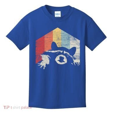 Retro Raccoon Gift Kids T-Shirt