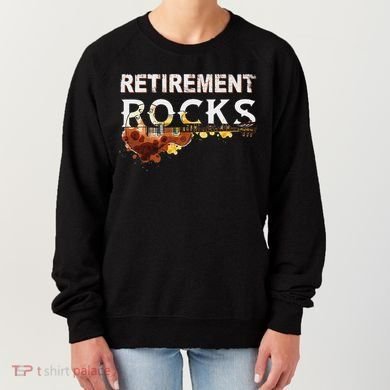 Retirement Rocks Guitar Old Rockers Retired Women's Sweatshirt