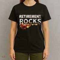 Retirement Rocks Guitar Old Rockers Retired T-Shirt thumb 4
