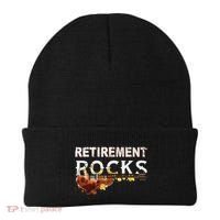 Retirement Rocks Guitar Old Rockers Retired Beanie thumb 0