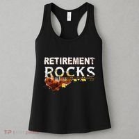 Retirement Rocks Guitar Old Rockers Retired Women's Tank Top thumb 3