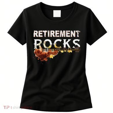 Retirement Rocks Guitar Old Rockers Retired Women's T-Shirt