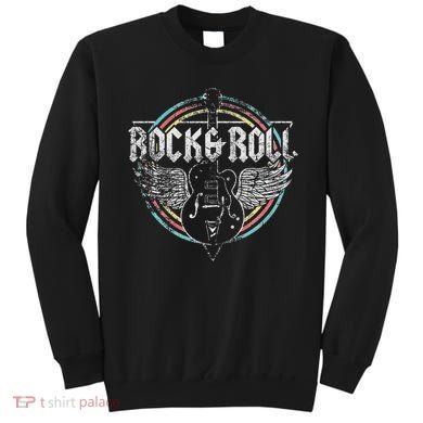 Rock & Roll Guitar Wings Music Sweatshirt