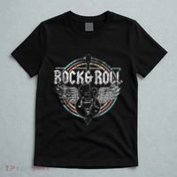Rock & Roll Guitar Wings Music T-Shirt thumb 5