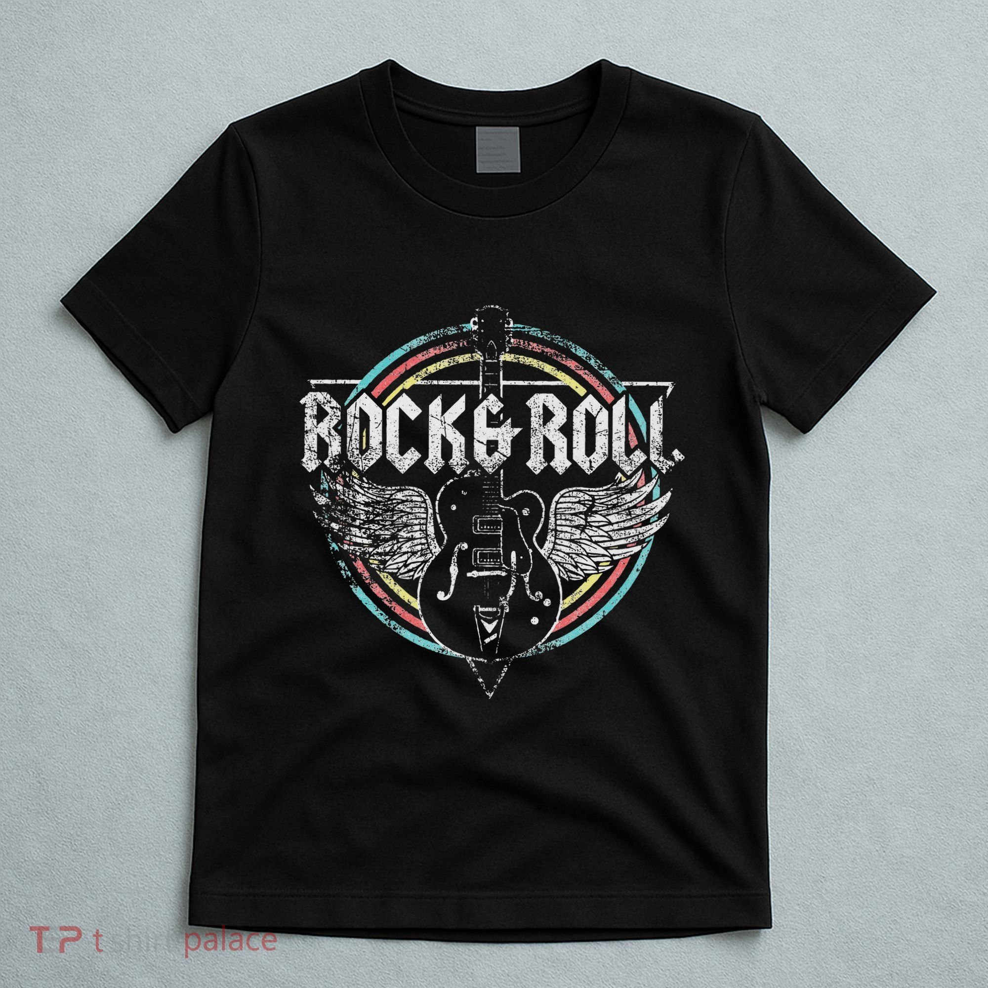 Rock & Roll Guitar Wings Music T-Shirt