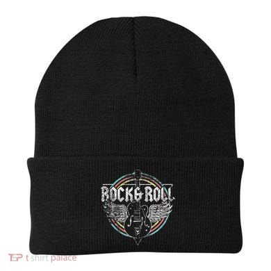Rock & Roll Guitar Wings Music Beanie