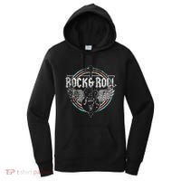 Rock & Roll Guitar Wings Music Women's Hoodie thumb 0